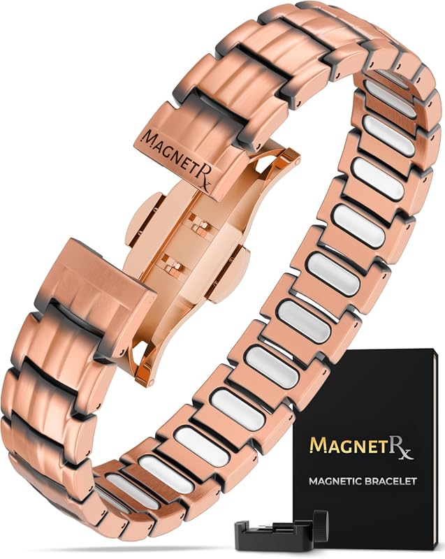 MagnetRX® EllipseMAX Copper Magnetic Bracelet for Men with 5000 Gauss