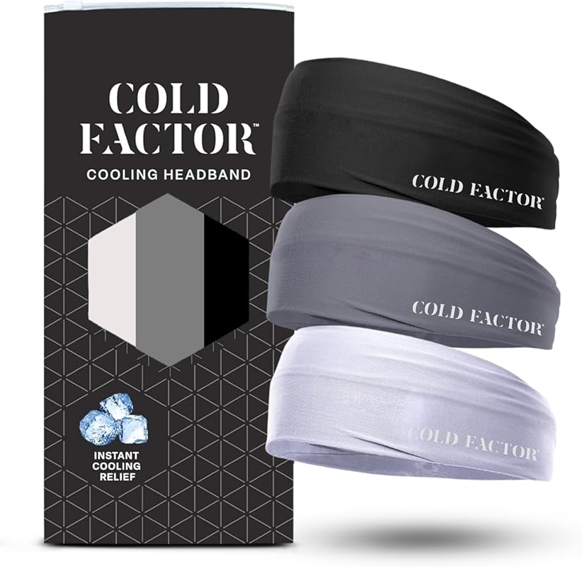 COLD FACTOR Cooling Headband for Men & Women