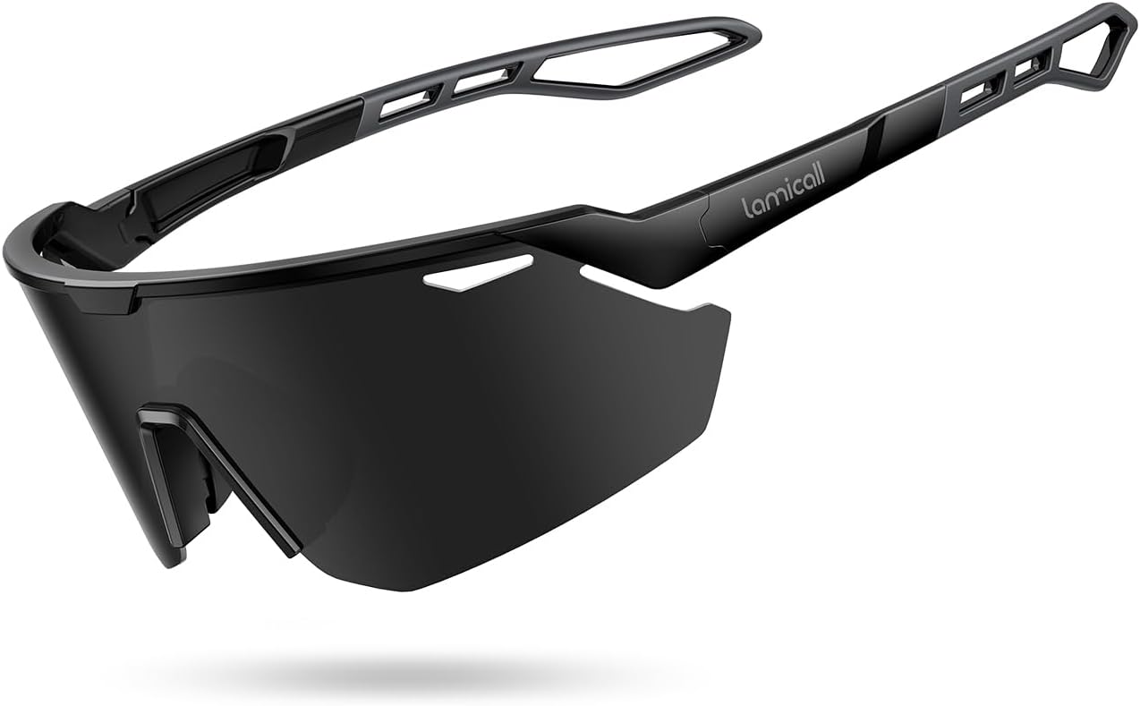 Lamicall 24g Polarized Sports Sunglasses for Men Women UV400 Protectio