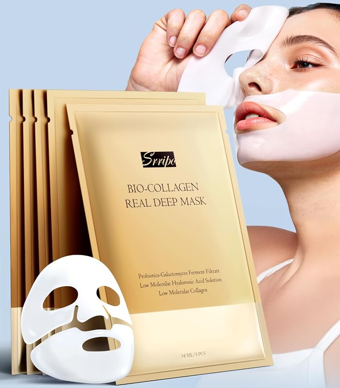 Radiant Glow Collagen Face Mask - Real Deep Overnight Face Masks Skinc