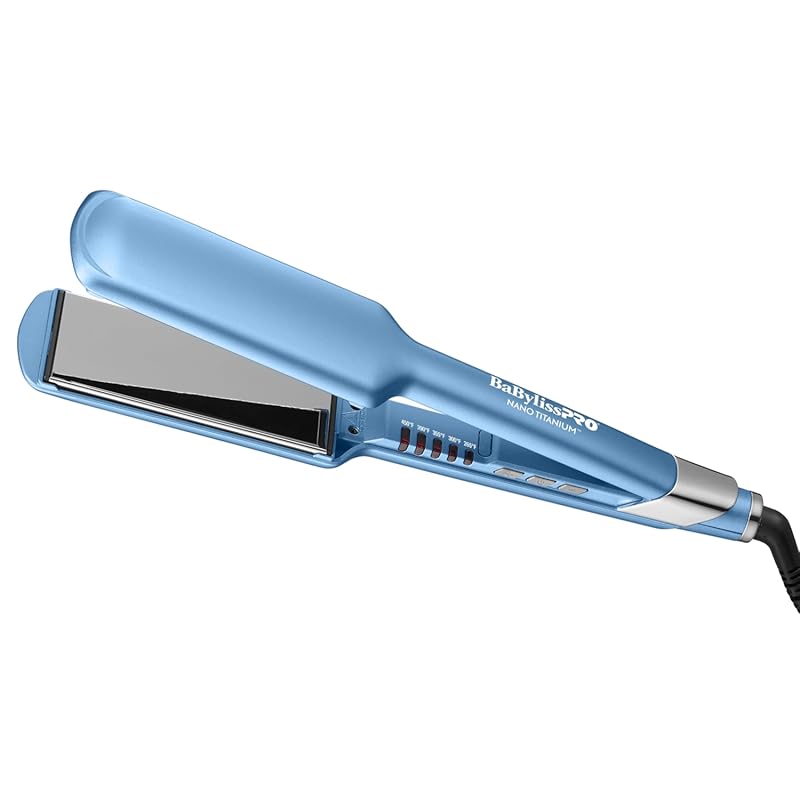 BabylissPRO Nano Titanium Ultra-Sleek Hair Straightener Flat Iron for 