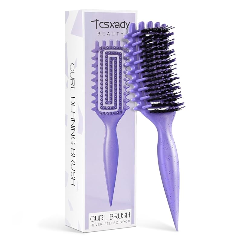 Curl Defining Brush for Effortlessly Defined Curls & Waves, Vented for