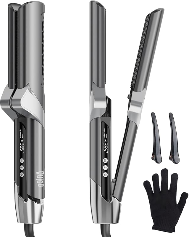 Quico 2-in-1 Ionic Wet to Dry Hair Air Straightener with Dual Voltage,