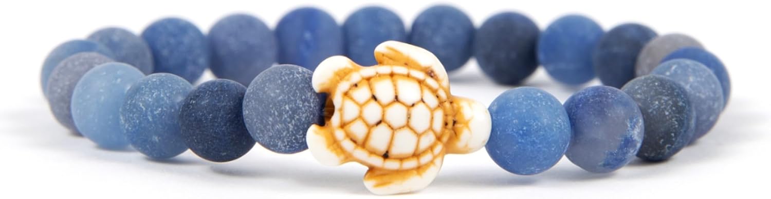 KoaKoa Sea Turtle Tracking Bracelet Ocean Mist, One Size Fits Most Men