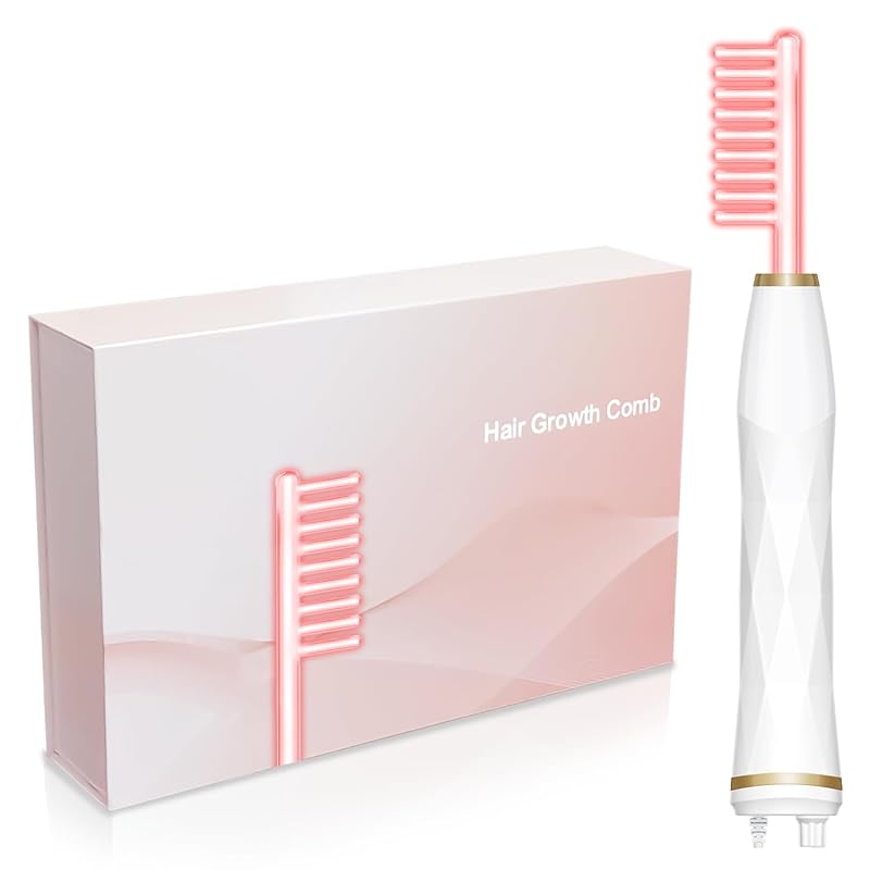 Advanced Hair Growth Comb with Gentle Bristles for Scalp Massage and F