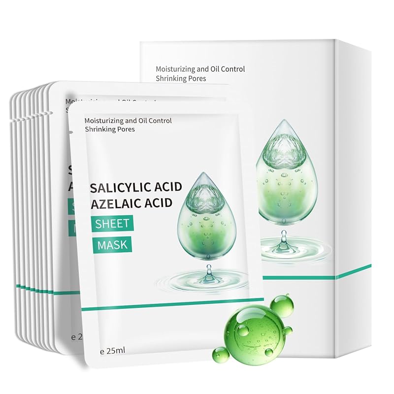 Salicylic Acid Acne Face Mask with Centella Asiatica and Tea Tree Oil,