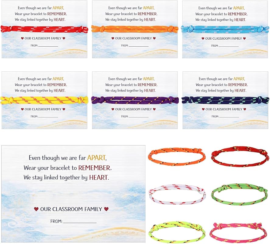 Kenning End of the Year Bracelet Gift Set 24 36 48 Sets Graduation Wov
