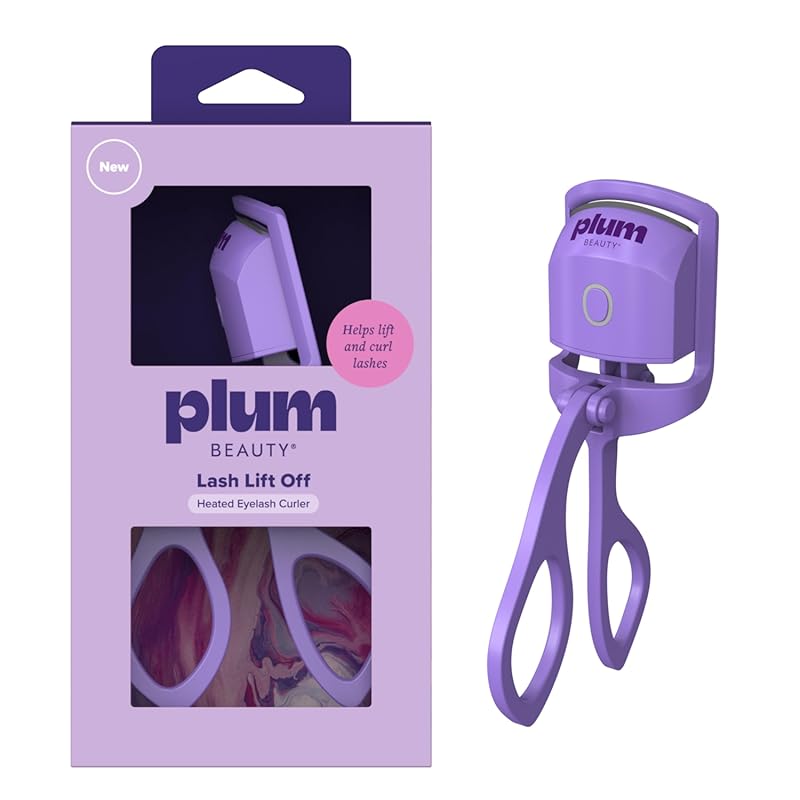 Plum Beauty Lash Lift Off Heated Eyelash Curler, USB‑C Rechargeable, T