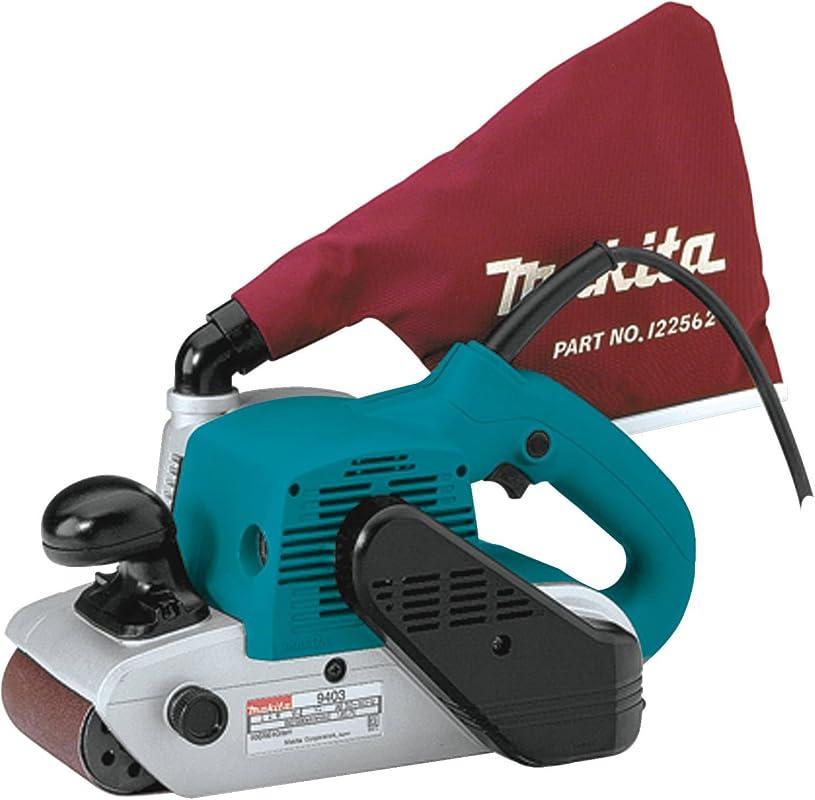Makita 9403 Belt Sander, 4×24, Teal, Corded Electric, Professional C