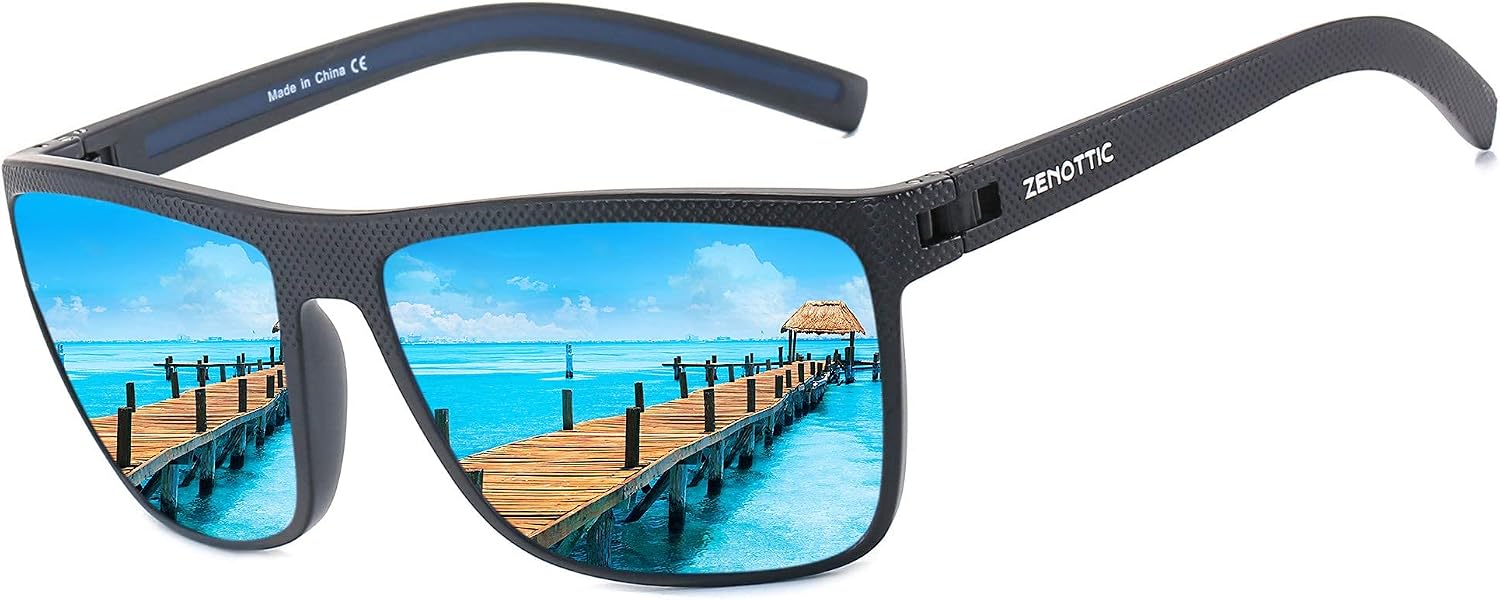 ZENOTTIC Polarized Square Sunglasses