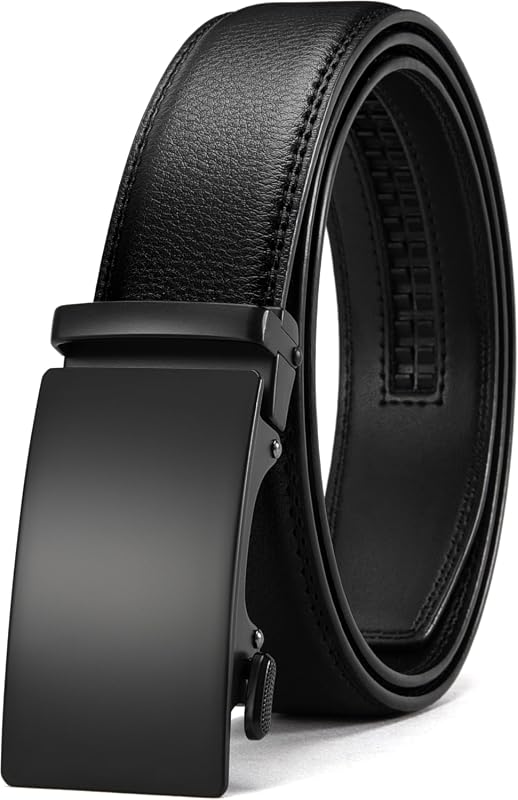 CHAOREN Mens Leather Ratchet Belt – 1 3/8\