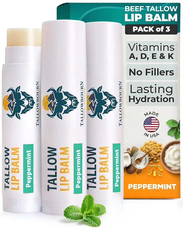 Peppermint Tallow Lip Balm