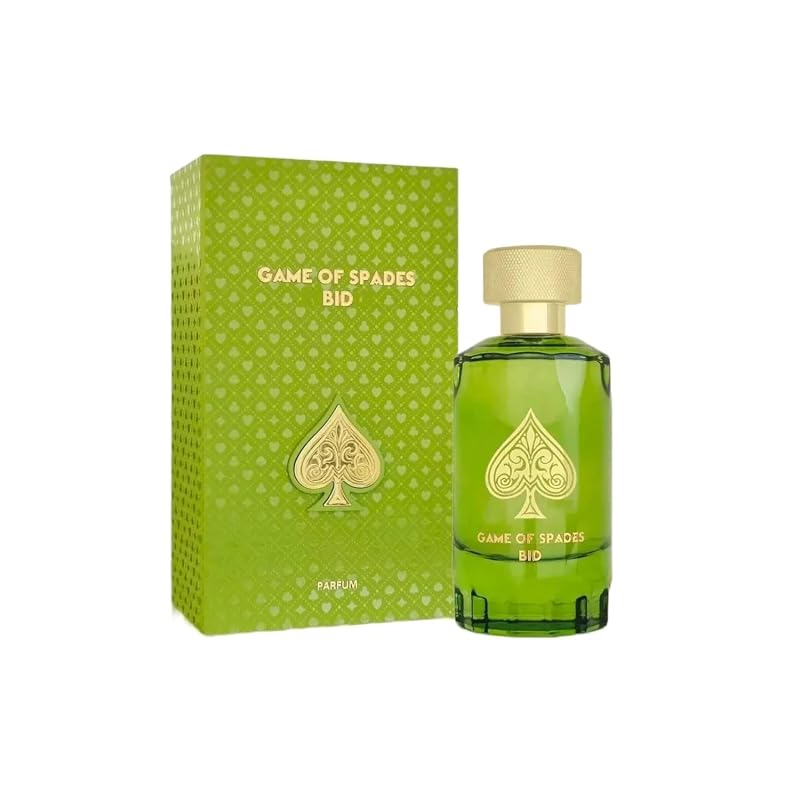 Jo Milano Game of Spades Bid Unisex Eau de Parfum Warm Spicy Oud Leather Fragrance 3.4oz