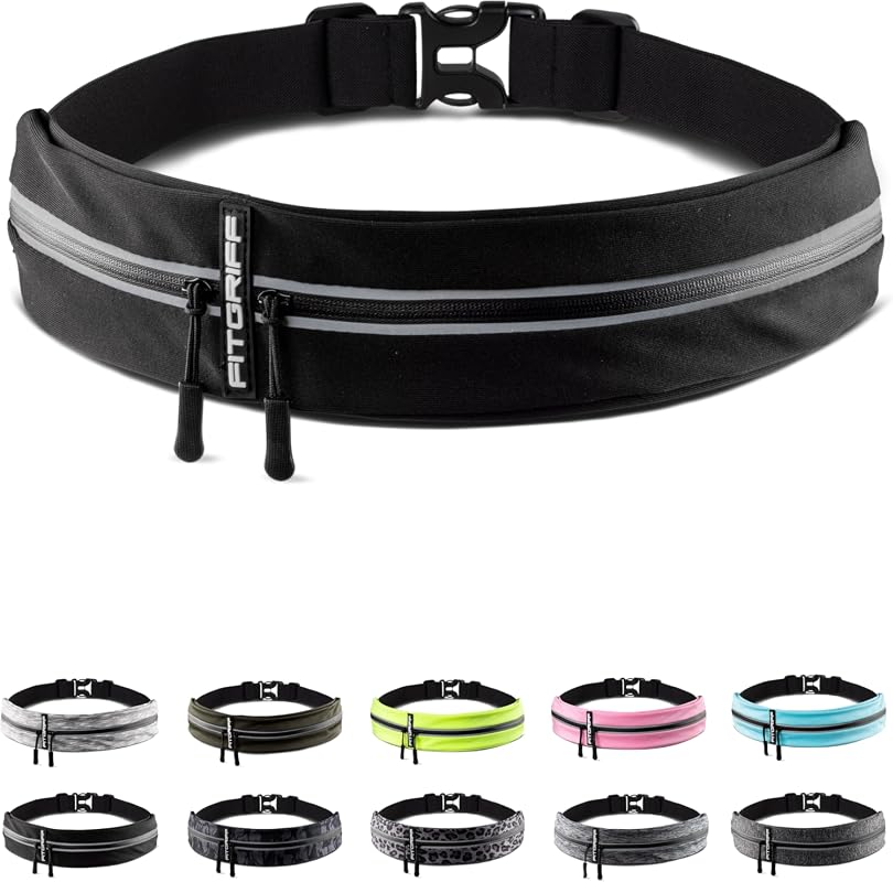 Fitgriff Running Belt Secure Pouch for Men & Women, Holds Phone, Keys