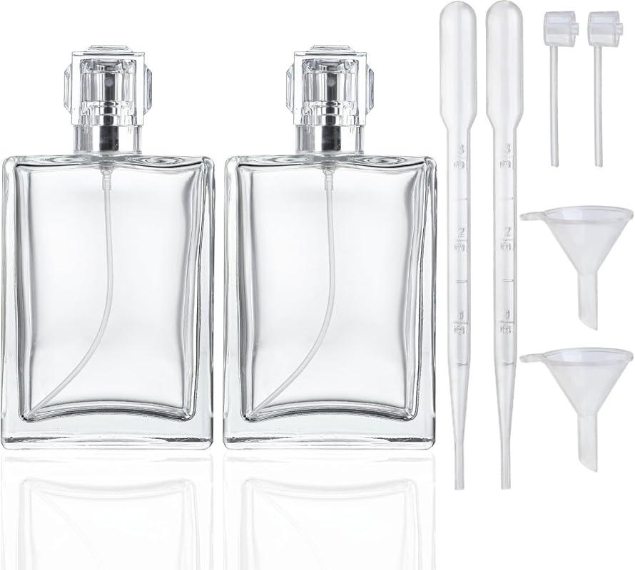 YU FENG 100ml Square Glass Perfume Bottle
