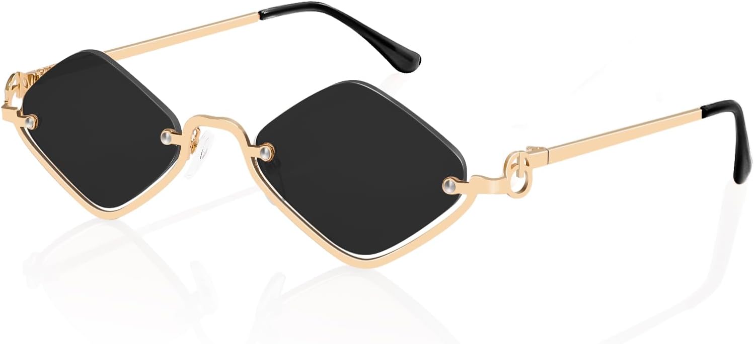 TYA Retro Semi-Rimless Sunglasses