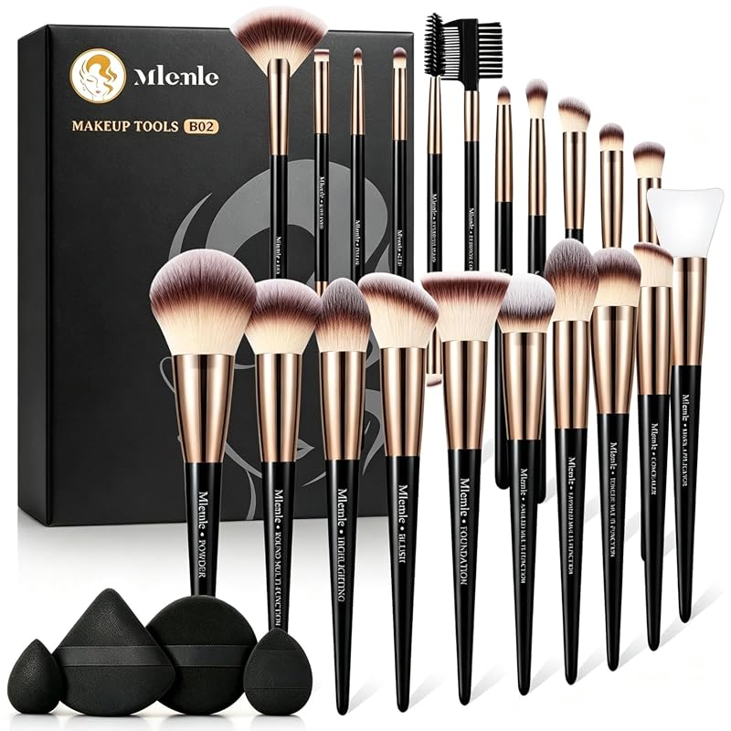 Mlemle 25-Piece Makeup Brush Kit