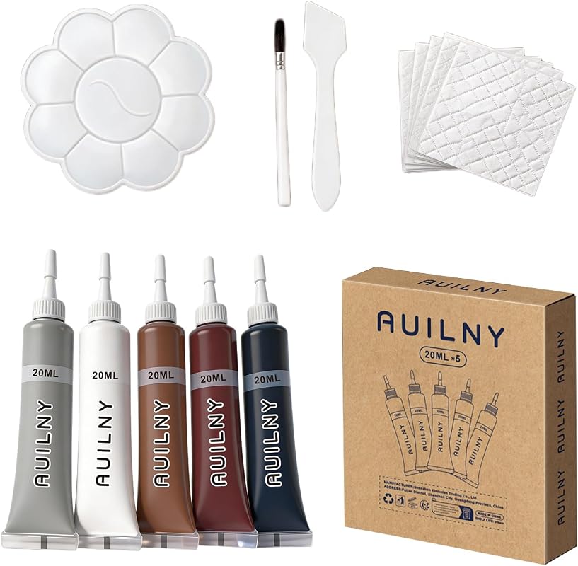 All-Purpose Leather Repair Kit – Fixes Tears, Scratches, Holes on Genu