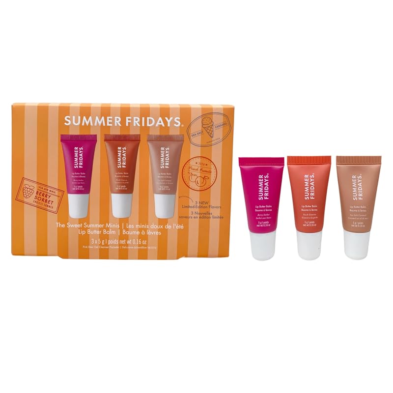 Summer Fridays The Sweet Summer Minis Hydrating Skincare and Lip Care