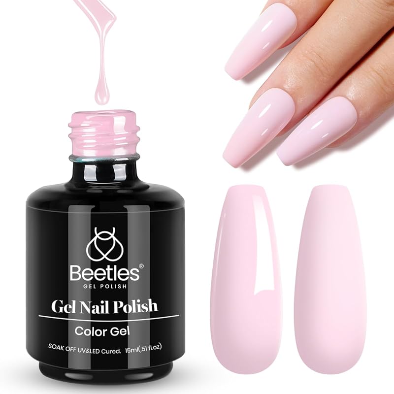 Beetles Light Pink Gel Polish