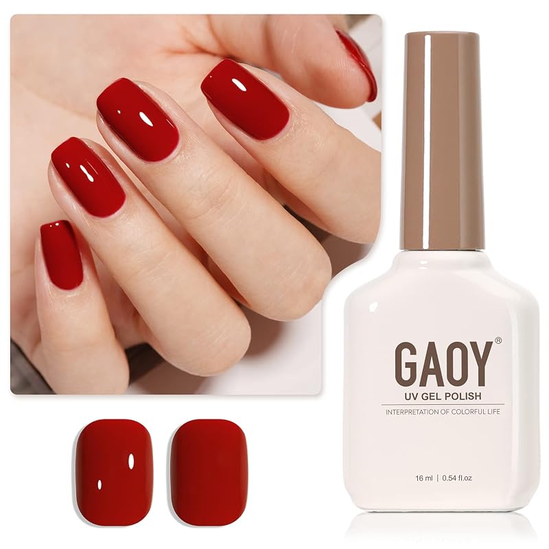 GAOY Ruby Red Gel Polish