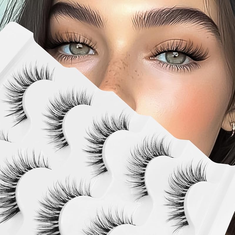 Veleasha Cat Eye Wispy False Eyelashes