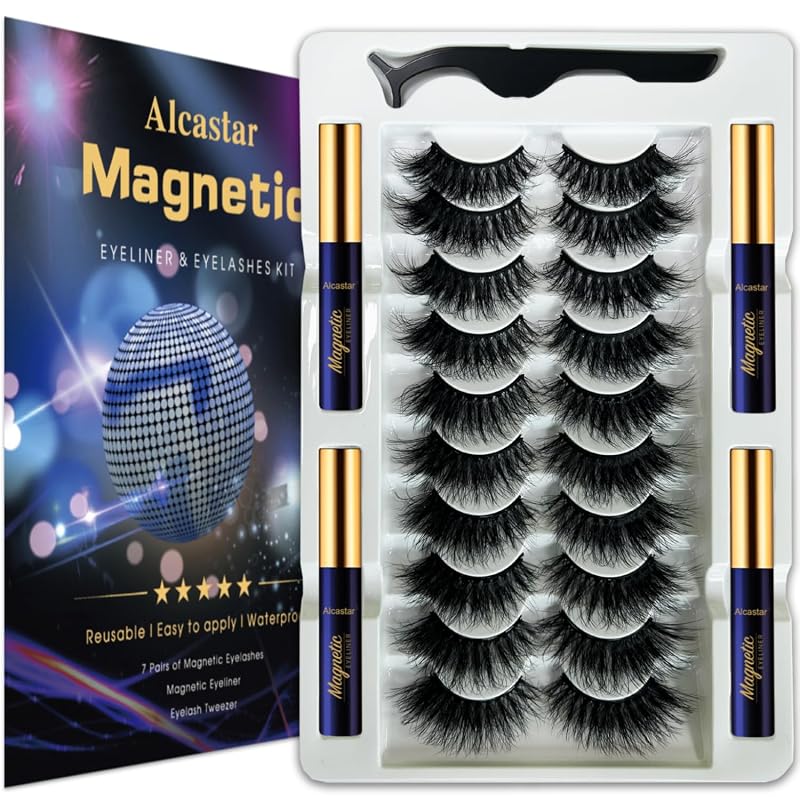 Alcastar Magnetic Eyelashes Kit