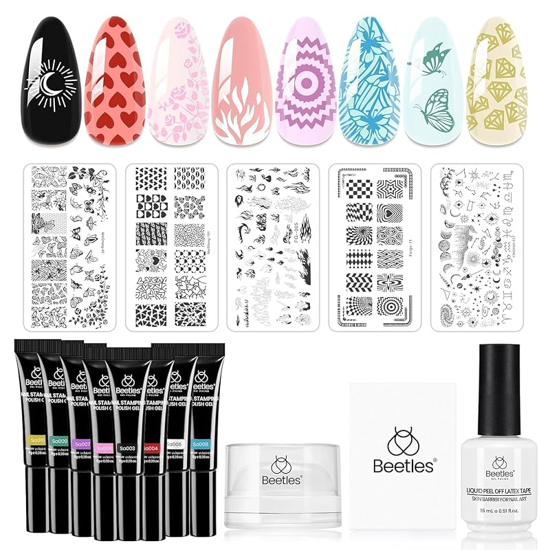 Beetles French Tip Stamp Kit