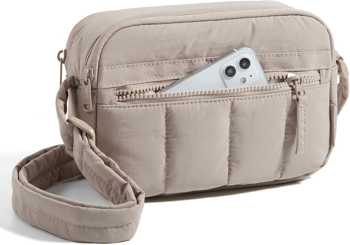RFID Blocking Puffy Mini Crossbody Bag