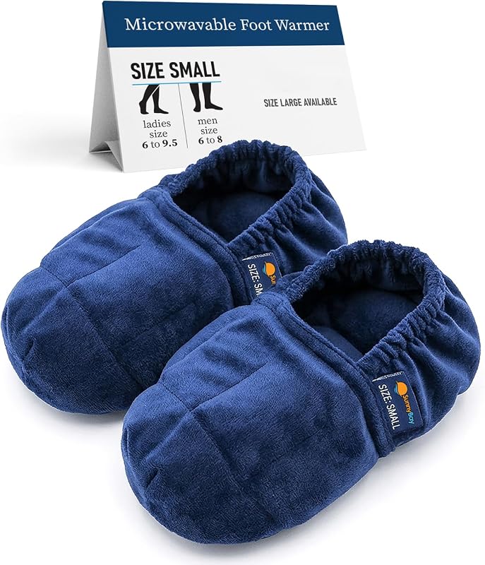 SunnyBay Microwavable Foot Warmer Slippers