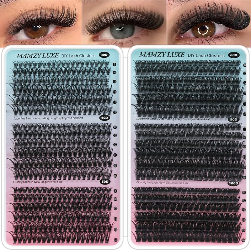 708PCS Cluster Eyelash Extensions