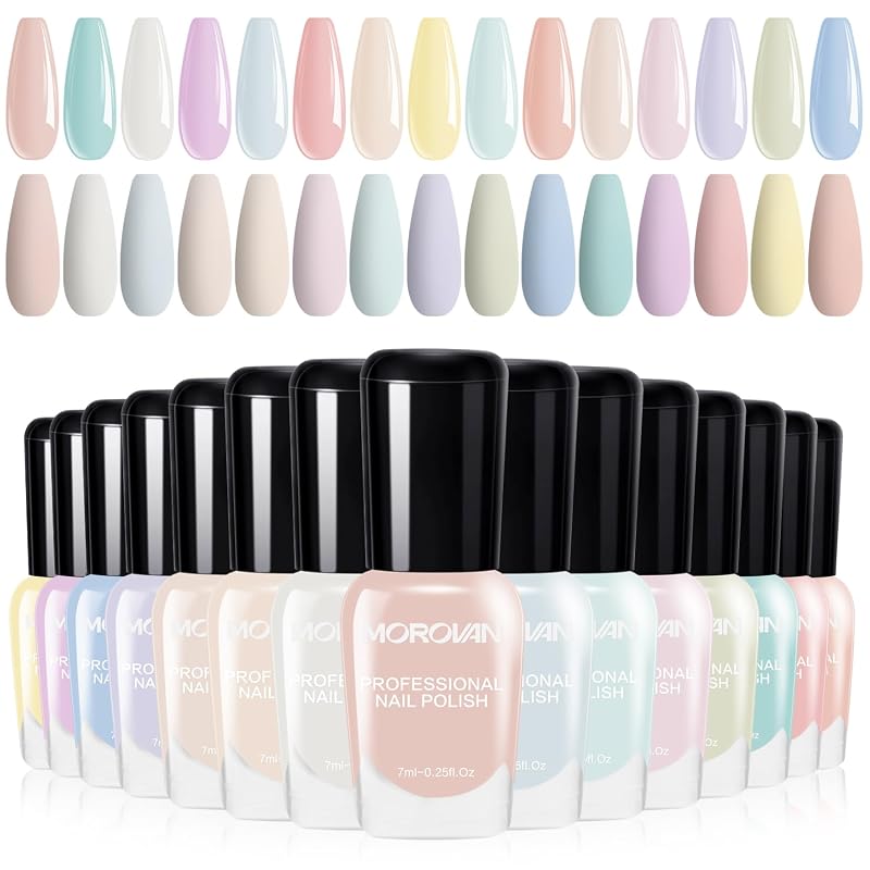Morovan Pastel Nail Polish Set