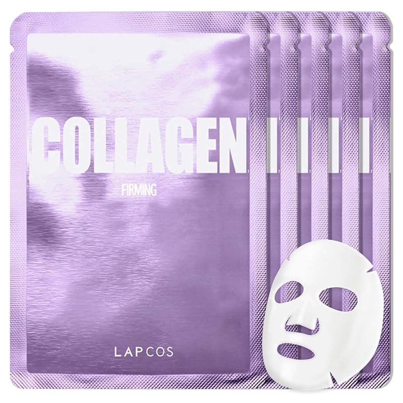 LAPCOS K Beauty Collagen Sheet Face Masks