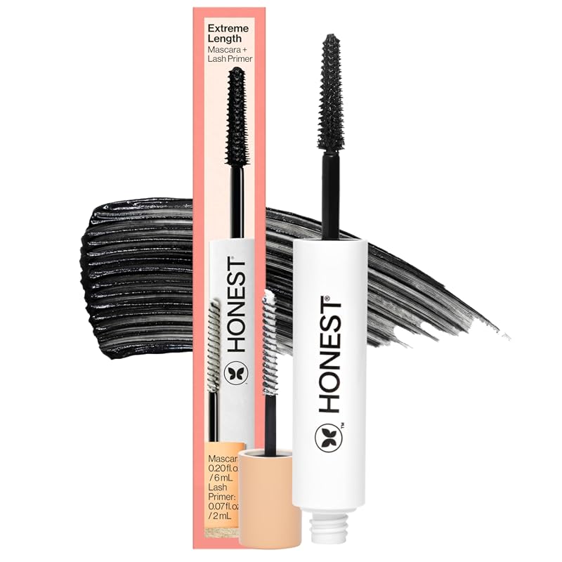 Honest Beauty 2-in-1 Extreme Length Clean Mascara and Lash Primer for 