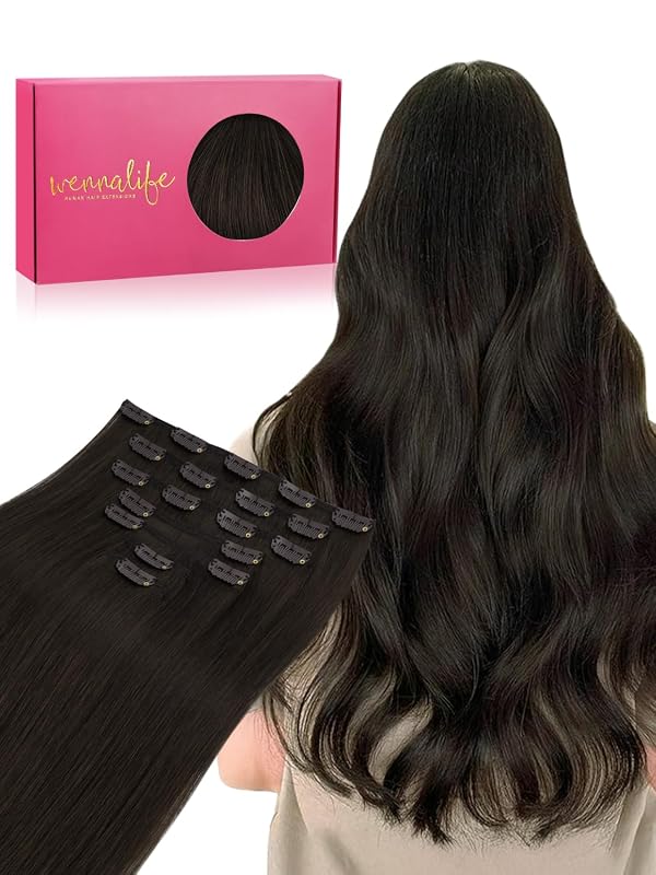 WENNALIFE 18-Inch 120g Remy Human Hair Extensions