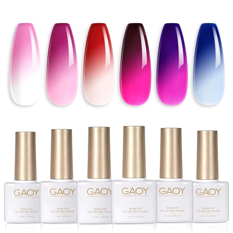 GAOY 6 Color Thermal Gel Set