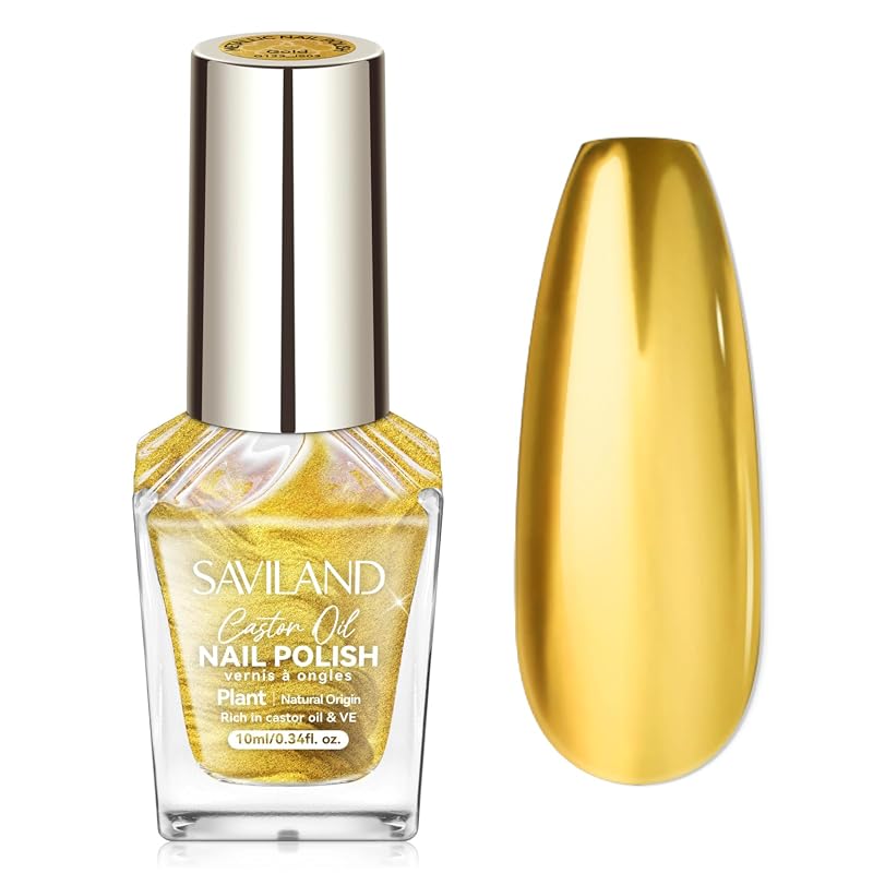 SAVILAND Metallic Gold Nail Polish