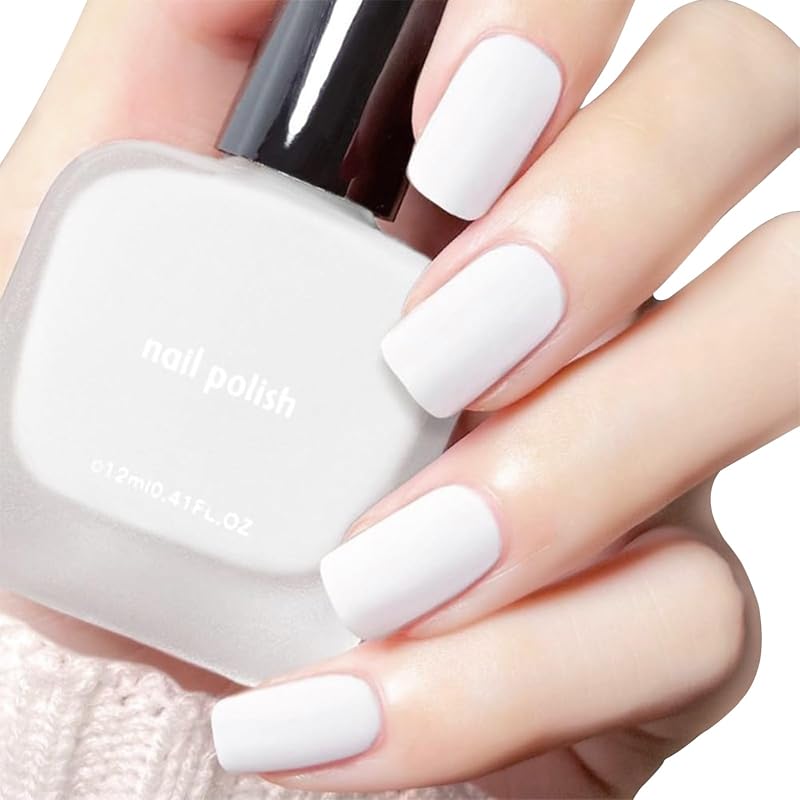 COSMOO Matte White Nail Polish