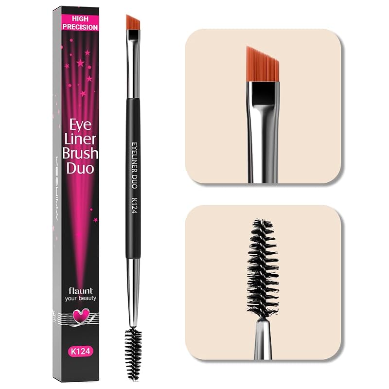 5 Best Slanted Eyeliner Brushes for a Sharp, Precise Wing Every Time