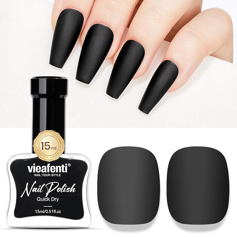 Matte Black Nail Polish