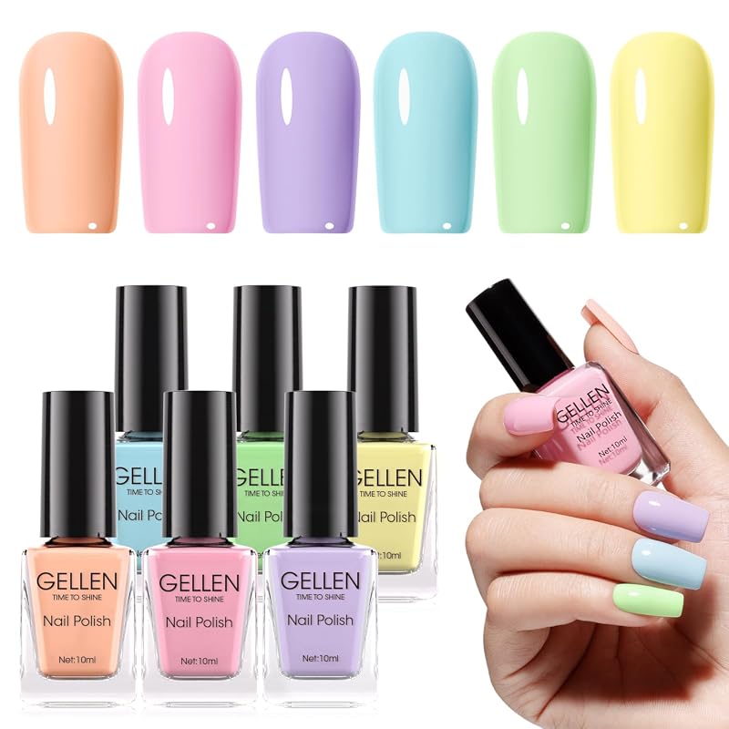 GELLEN Pastel Nail Polish Set