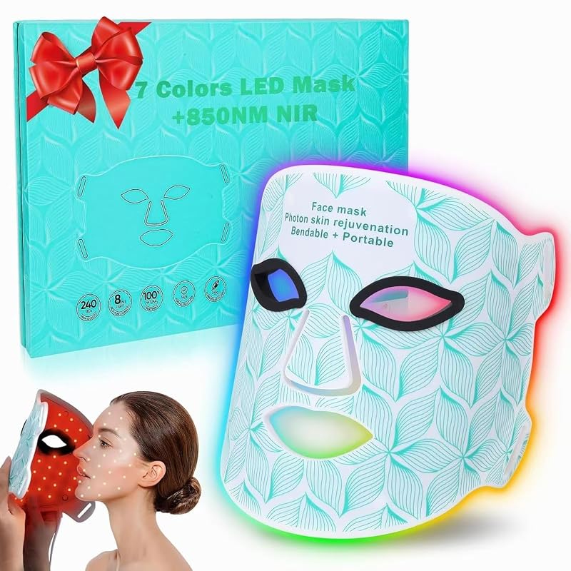 8-Color LED Face Mask