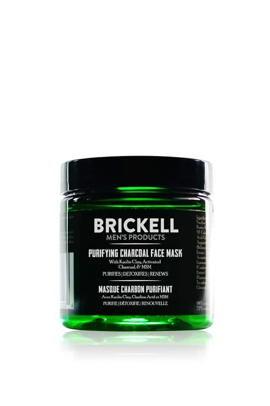 Brickell Men's Charcoal Face Mask