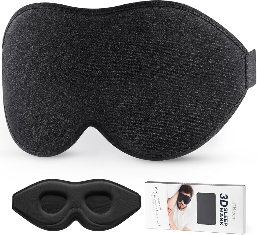 LitBear 3D Side Sleeper Mask