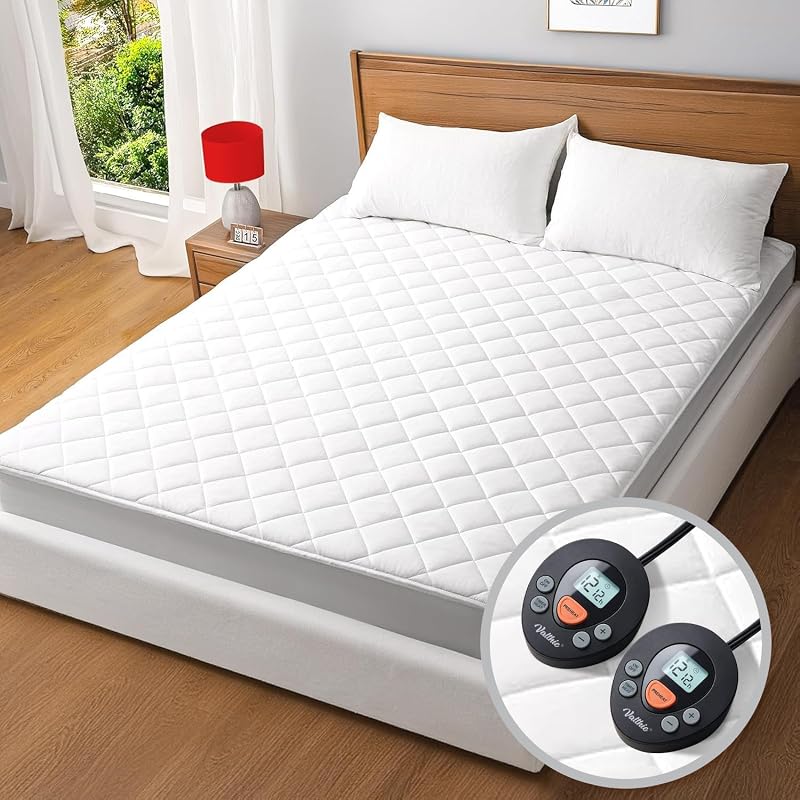 Valthie Electric King Heated Mattress Pad