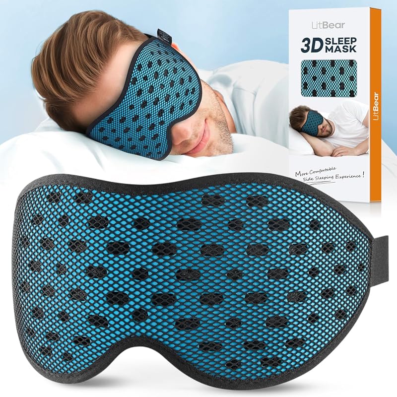 LitBear Breathable 3D Sleep Mask
