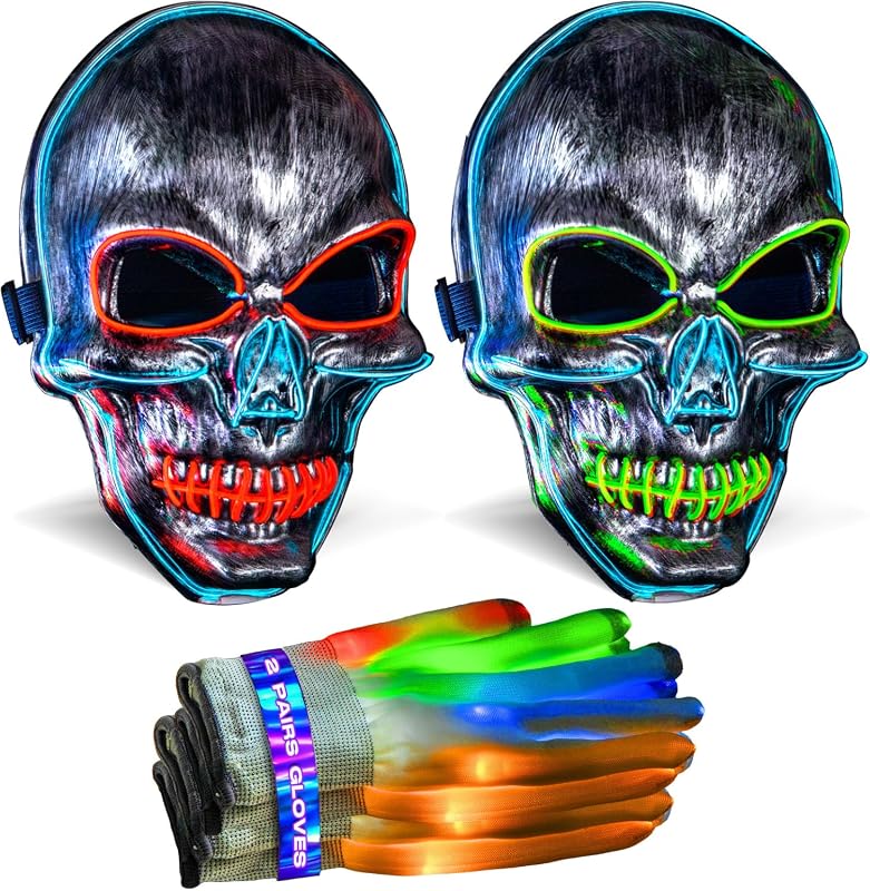 LED Halloween Mask