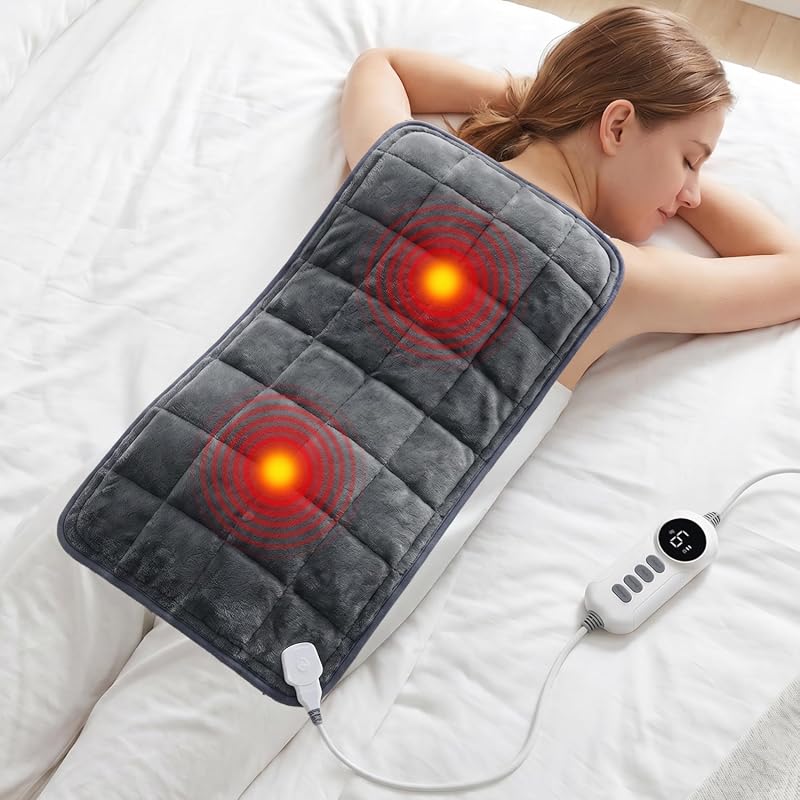Weighted Vibrating Heating Pad