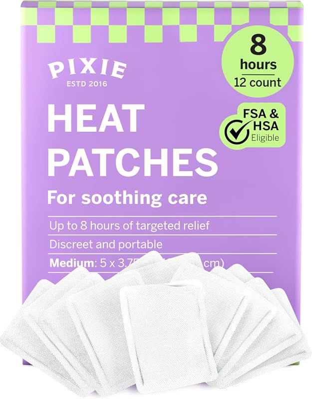 Pixie Heating Pad for Menstrual Comfort and Pain Relief, Medium Size, 