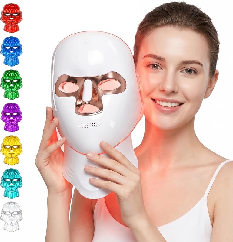LED Light Therapy Face Neck Mask